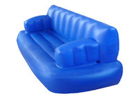 Water Floating Blue Inflatable Sofas And Couches For Sleeping With Commercial Quality