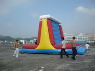 Enjoyable And Funny Inflatable Amusement Park , Outdoor Rock Climbing Wall