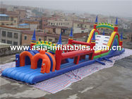 Children Park Amusement Games, Inflatable Pretty Clolred Obstacle Challenges