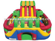 Round Inflatable Obstacle Challenges Course / Inflatable Party Games For Kids