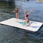 EN7.1 White Yoga Mats 3x1m Inflatable Water Platform