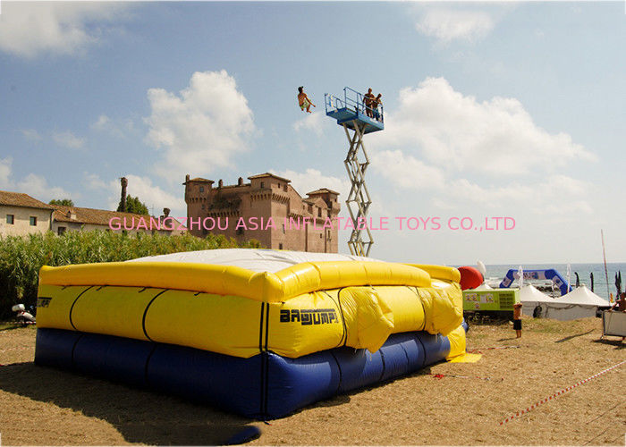 Hot sale inflatable stunt jump air bag,Adventure Inflatable Air bag for skiing