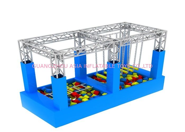 American Inflatable Sports Games / Kids Game Ninja Warrior Obstacle Course Trampoline