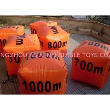 Commercial inflatable cube swim buoy for event/promotional