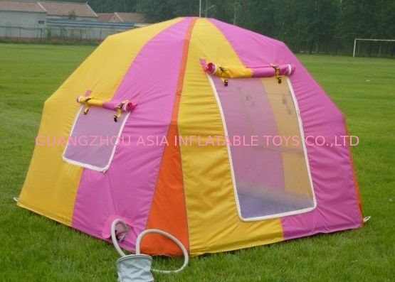 Colourful Inflatable Camping Tent / Inflatable Air Tent