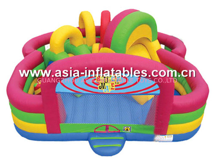 Outdoor Inflatable Funcity Games, Inflatable City Playground Games For Sale