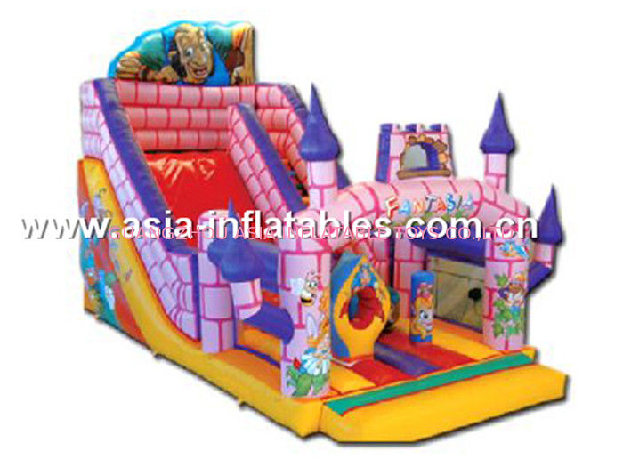 Inflatable Combo, Slide And Bouncer Union For Children Sport Games