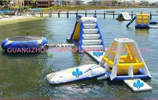 Giant Ocean Play Inflatable Water Park For Water Sports